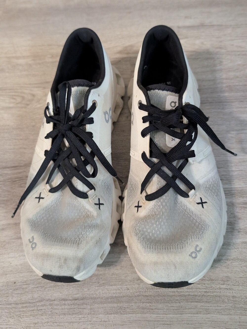 On Cloud X 3 Size 8.5 Black/Ivory 60-98706 Sneakers Athletic Shoes